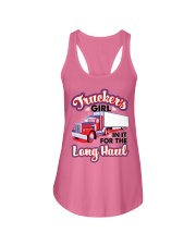 Trucker's Girlfriend Ladies Flowy Tank tile
