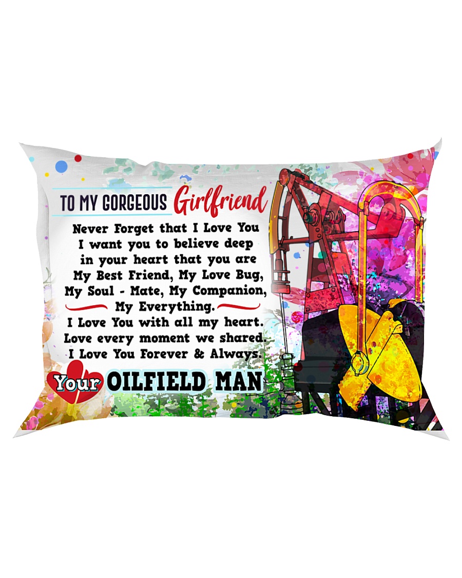 GIFT FOR YOUR GIRLFRIEND- PREMIUM Rectangular Pillowcase