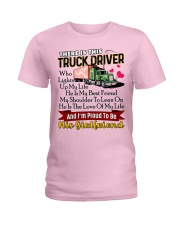 Trucker's Girlfriend Ladies T-Shirt tile