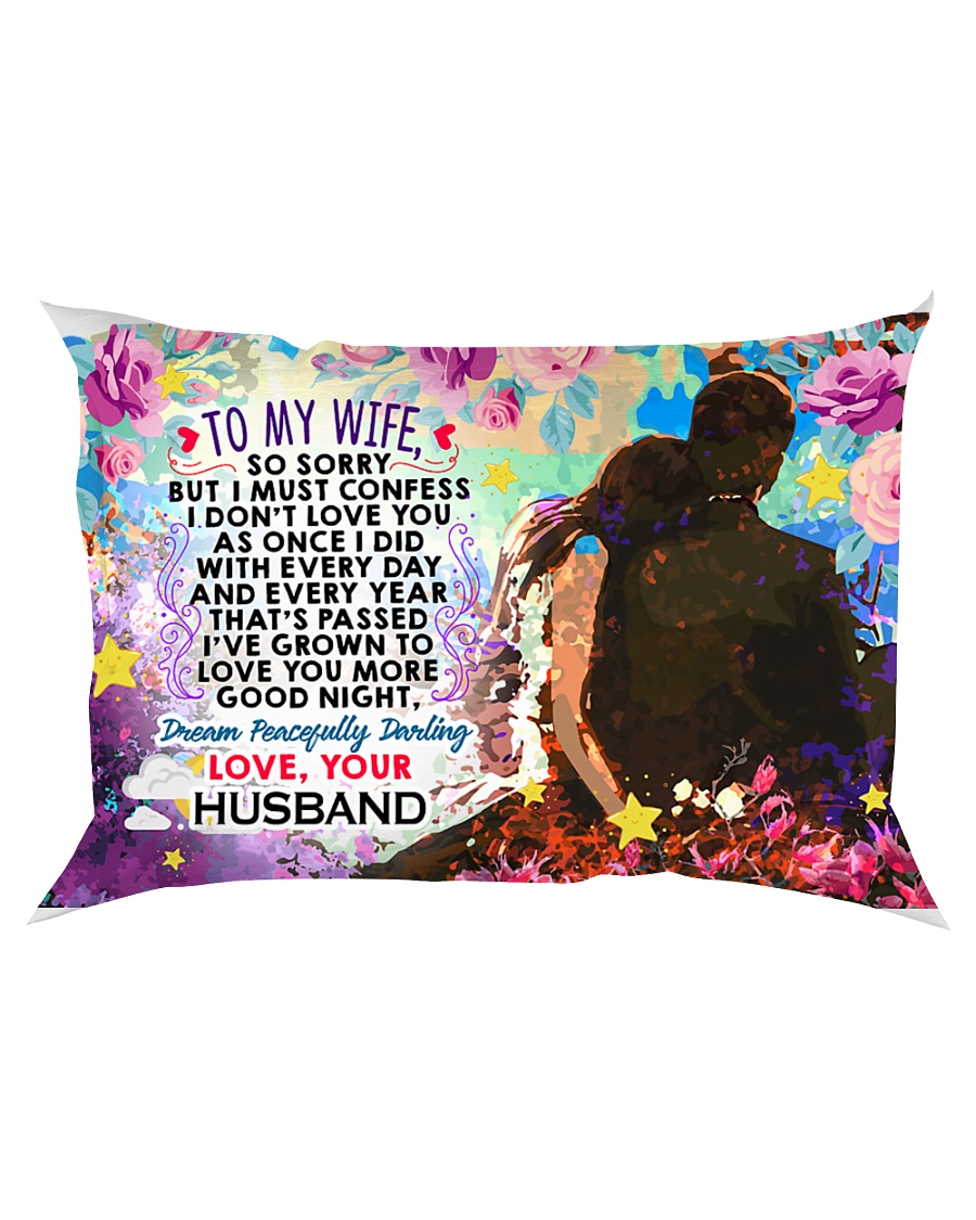 GIFT FOR YOUR WIFE - PREMIUM Rectangular Pillowcase