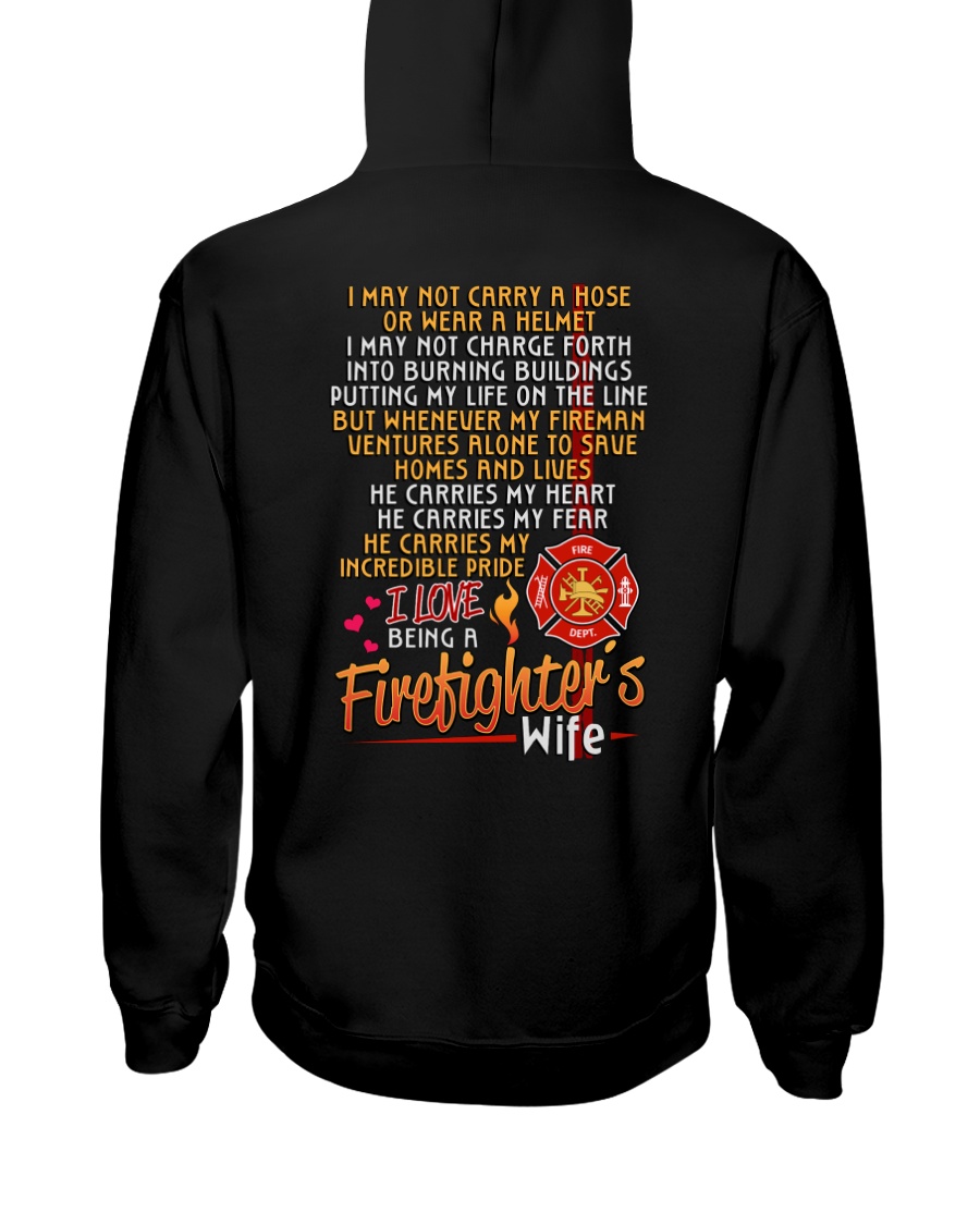 FIREFIGHTER'S WIFE Hooded Sweatshirt