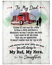 Gift For Trucker Premium Large Fleece Blanket - 60" x 80" front