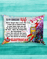 GIFT FOR AN ELECTRICIAN'S WIFE- PREMIUM Rectangular Pillowcase aos-pillow-rectangle-front-lifestyle-5