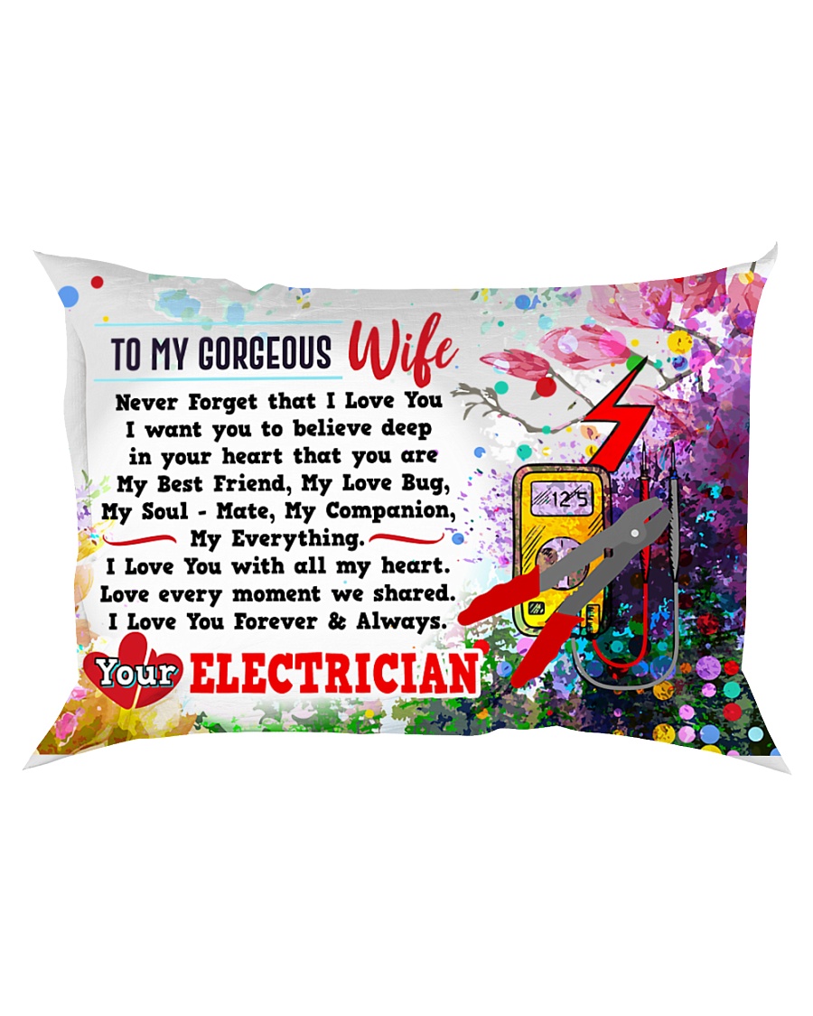 GIFT FOR AN ELECTRICIAN'S WIFE- PREMIUM Rectangular Pillowcase
