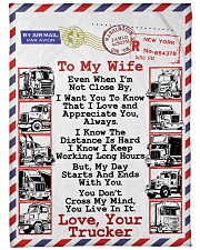 Trucker's Wife Premium Large Fleece Blanket - 60" x 80" front