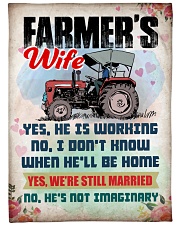 Farmer's Wife Large Fleece Blanket - 60" x 80" front