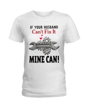 MECHANIC'S WIFE Ladies T-Shirt tile