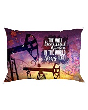 GIFT FOR AN OILFIELD MAN'S WIFE- PREMIUM Rectangular Pillowcase back