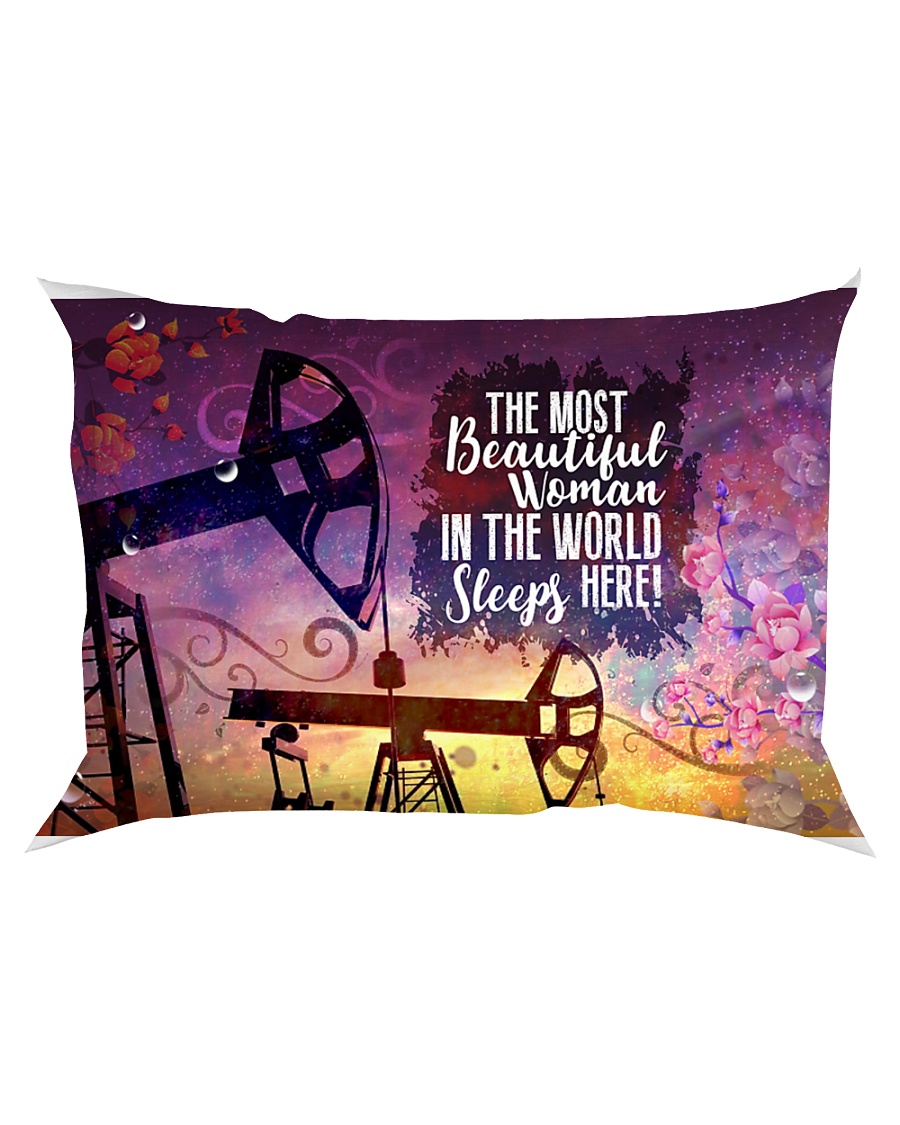 GIFT FOR AN OILFIELD MAN'S WIFE- PREMIUM Rectangular Pillowcase