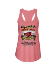 Trucker's Girl Ladies Flowy Tank tile