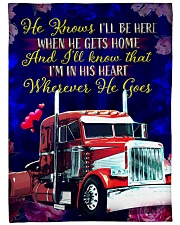 Trucker's Girl Premium Large Fleece Blanket - 60" x 80" front