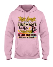 Lineman's Wife Hooded Sweatshirt front