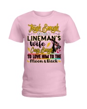 Lineman's Wife Ladies T-Shirt tile