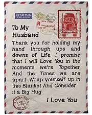 Gift For Trucker Premium Large Fleece Blanket - 60" x 80" front