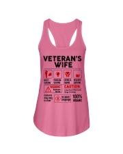 Veteran's Wife Ladies Flowy Tank tile