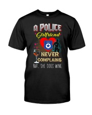 POLICE GIRLFRIEND LOVES WINE Classic T-Shirt front