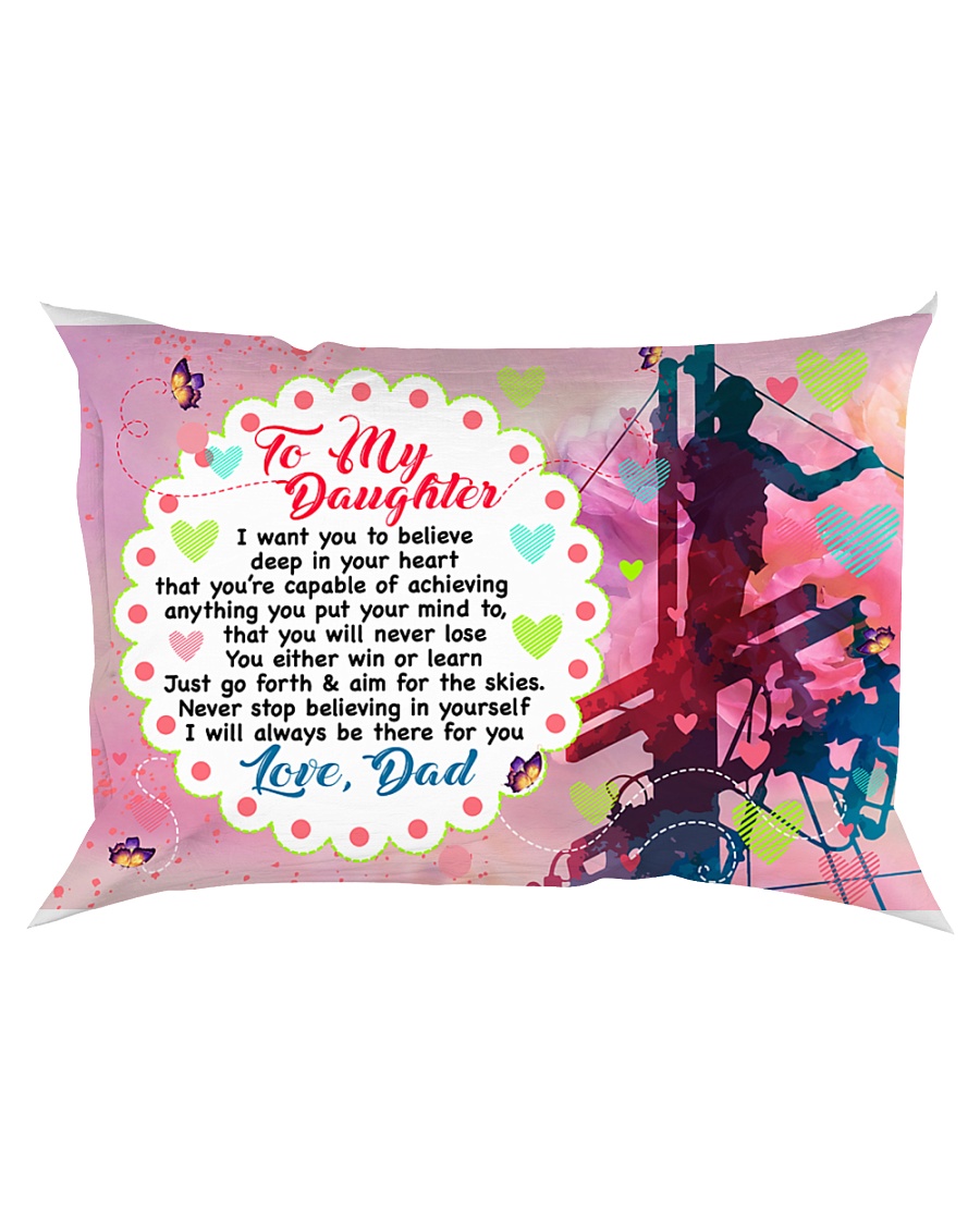 GIFT FOR A LINEMAN'S DAUGHTER - PREMIUM Rectangular Pillowcase