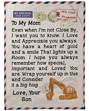 HEO's Mom Premium Large Fleece Blanket - 60" x 80" front
