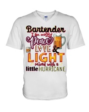 Bartender V-Neck T-Shirt tile