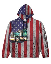 Trucker Women's All Over Print Hoodie front