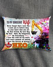 GIFT FOR AN HEO'S WIFE - PREMIUM Rectangular Pillowcase aos-pillow-rectangle-front-lifestyle-1