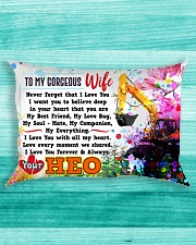 GIFT FOR AN HEO'S WIFE - PREMIUM Rectangular Pillowcase aos-pillow-rectangle-front-lifestyle-5