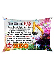 GIFT FOR AN HEO'S WIFE - PREMIUM Rectangular Pillowcase back