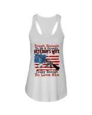 VETERAN'S WIFE Ladies Flowy Tank tile