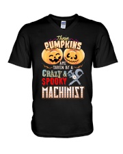MACHINIST'S GIRL V-Neck T-Shirt tile
