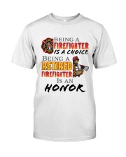 RETIRED FIREFIGHTER Classic T-Shirt front