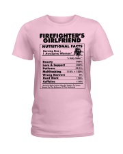 Firefighter's Girlfriend Ladies T-Shirt tile