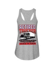 Retired Trucker Ladies Flowy Tank tile