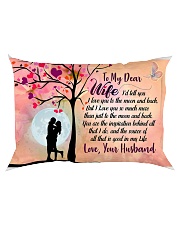 GIFT FOR YOUR WIFE - PREMIUM Rectangular Pillowcase back
