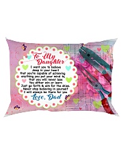 GIFT FOR AN ELECTRICAN'S DAUGHTER - PREMIUM Rectangular Pillowcase back