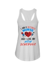 RETIRED NURSE Ladies Flowy Tank tile