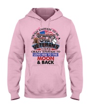 Veteran's Wife Hooded Sweatshirt front