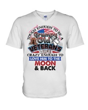 Veteran's Wife V-Neck T-Shirt tile