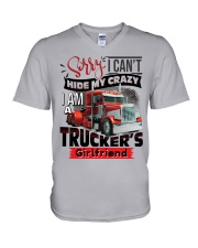 Trucker's Girlfriend V-Neck T-Shirt tile
