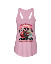 Trucker's Wife Ladies Flowy Tank tile