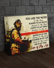 Firefighter- Premium 14x11 Gallery Wrapped Canvas Prints aos-canvas-pgw-14x11-lifestyle-front-11