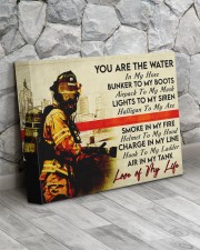 Firefighter- Premium 14x11 Gallery Wrapped Canvas Prints aos-canvas-pgw-14x11-lifestyle-front-13