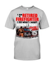 Retired Firefighter Classic T-Shirt tile
