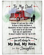 Gift for a Trucker- Black Friday Sale Large Fleece Blanket - 60" x 80" front