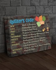 QUILTER'S CODE - Premium 14x11 Gallery Wrapped Canvas Prints aos-canvas-pgw-14x11-lifestyle-front-11
