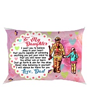GIFT FOR A FIREFIGHTER'S DAUGHTER - PREMIUM Rectangular Pillowcase front