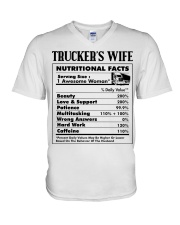 Trucker's Wife V-Neck T-Shirt tile