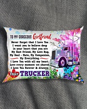 GIFT FOR A TRUCKER'S GIRLFRIEND - PREMIUM Rectangular Pillowcase aos-pillow-rectangle-front-lifestyle-1