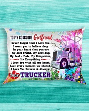 GIFT FOR A TRUCKER'S GIRLFRIEND - PREMIUM Rectangular Pillowcase aos-pillow-rectangle-front-lifestyle-5