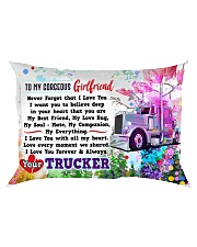 GIFT FOR A TRUCKER'S GIRLFRIEND - PREMIUM Rectangular Pillowcase front