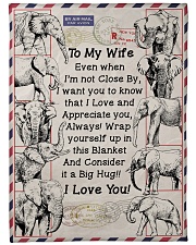 GIFT FOR WIFE- PREMIUM Large Fleece Blanket - 60" x 80" front